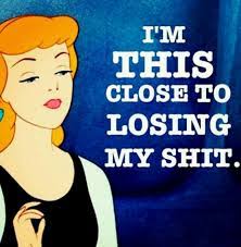 losing my shit
