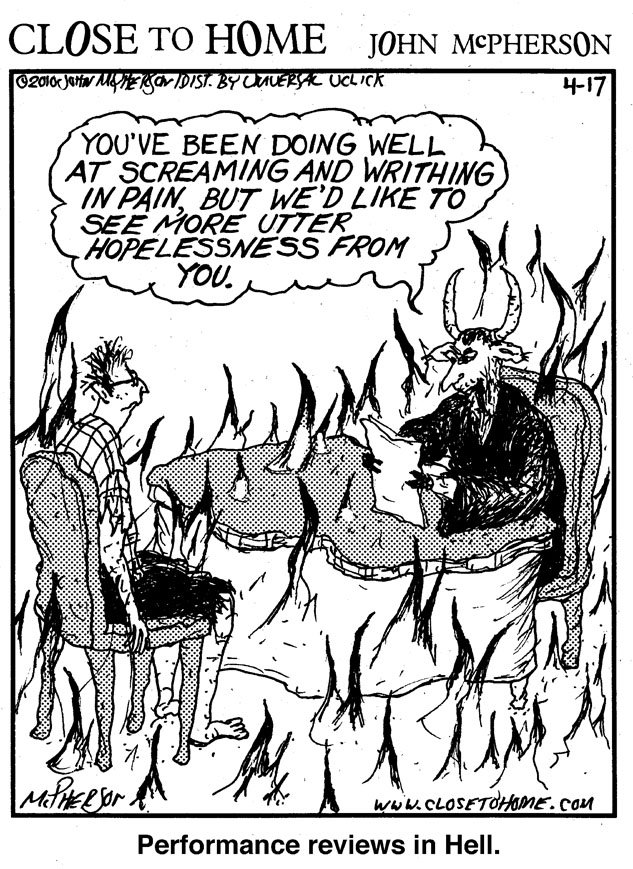 prerformancereview in hell